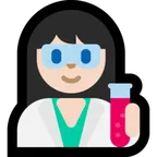 woman scientist: light skin tone per la piattaforma Microsoft