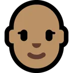 woman: medium skin tone, bald pour la plateforme Microsoft