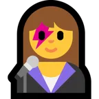 Microsoft प्लेटफ़ॉर्म के लिए woman singer