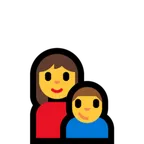 family: woman, boy for Microsoft platform