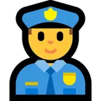 Microsoft platformu için man police officer