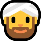 man wearing turban para la plataforma Microsoft