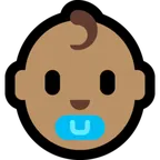 Microsoft dla platformy baby: medium skin tone