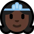 Microsoft dla platformy princess: dark skin tone
