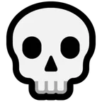 Microsoft platformon a(z) skull képe