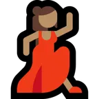 Microsoft 플랫폼을 위한 woman dancing: medium skin tone
