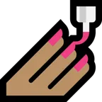 nail polish: medium skin tone untuk platform Microsoft