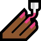 nail polish: medium-dark skin tone untuk platform Microsoft