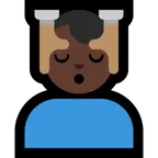 man getting massage: dark skin tone pentru platforma Microsoft