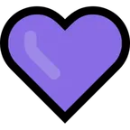 Microsoft प्लेटफ़ॉर्म के लिए purple heart