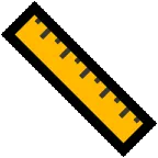 Microsoft प्लेटफ़ॉर्म के लिए straight ruler