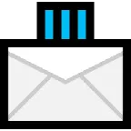 incoming envelope för Microsoft-plattform