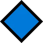 Microsoftプラットフォームのlarge blue diamond