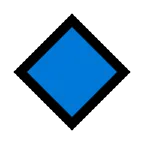 small blue diamond لمنصة Microsoft