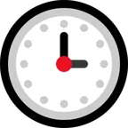 three o’clock för Microsoft-plattform