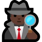 man detective: dark skin tone per la piattaforma Microsoft