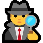 Microsoft platformon a(z) man detective képe