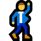 man dancing for Microsoft-plattformen