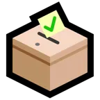 Microsoft প্ল্যাটফর্মে জন্য ballot box with ballot