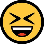 grinning squinting face עבור פלטפורמת Microsoft