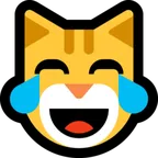 Microsoft প্ল্যাটফর্মে জন্য cat with tears of joy