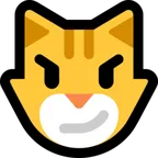 Microsoft प्लेटफ़ॉर्म के लिए cat with wry smile