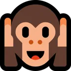 hear-no-evil monkey for Microsoft platform