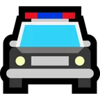 oncoming police car för Microsoft-plattform