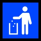 litter in bin sign עבור פלטפורמת Microsoft