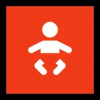 baby symbol för Microsoft-plattform