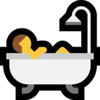 Microsoft dla platformy person taking bath