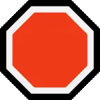 stop sign för Microsoft-plattform