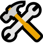 Microsoftプラットフォームのhammer and wrench