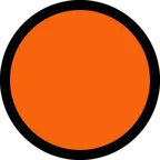 orange circle pour la plateforme Microsoft