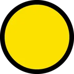 Microsoft 플랫폼을 위한 yellow circle