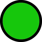 green circle untuk platform Microsoft