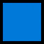Microsoft প্ল্যাটফর্মে জন্য blue square