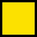 Microsoft 플랫폼을 위한 yellow square