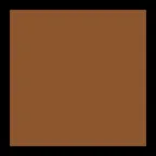 Microsoft 플랫폼을 위한 brown square