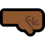 Microsoft dla platformy right-facing fist: medium-dark skin tone