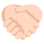 handshake: light skin tone per la piattaforma Microsoft