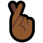 crossed fingers: medium-dark skin tone per la piattaforma Microsoft