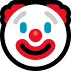 clown face لمنصة Microsoft