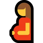 pregnant woman for Microsoft platform