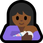 breast-feeding: medium-dark skin tone per la piattaforma Microsoft
