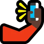 selfie: dark skin tone für Microsoft Plattform