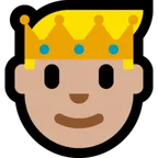 prince: medium-light skin tone สำหรับแพลตฟอร์ม Microsoft