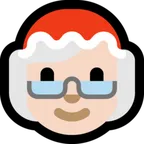Mrs. Claus: light skin tone untuk platform Microsoft