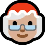 Mrs. Claus: medium-light skin tone สำหรับแพลตฟอร์ม Microsoft