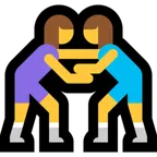 women wrestling for Microsoft platform